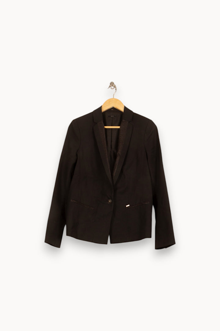 Blazer Noir - Taille M/38 de la marque IKKS | PARAD59302 - Vendu par Paradigme - Image 2