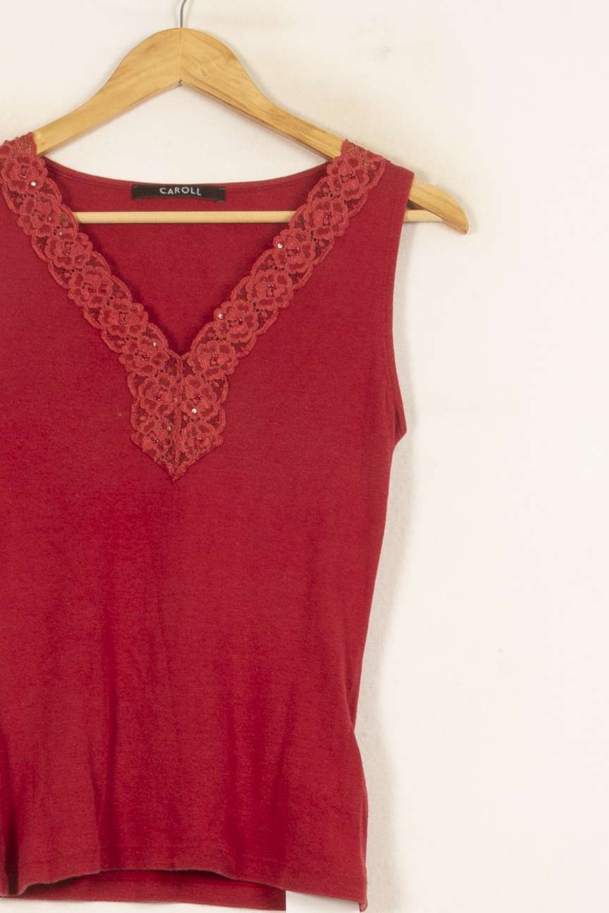 Débardeur Rouge - Taille XL/42 de la marque Caroll | PARAD59303 - Vendu par Paradigme - Image 3