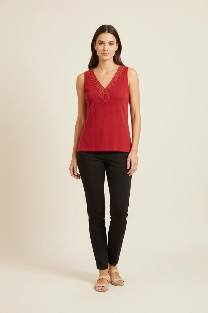 Débardeur Rouge - Taille XL/42 de la marque Caroll | PARAD59303 - Vendu par Paradigme - Image 1