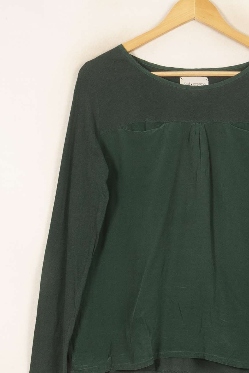 Blouse Verte - Taille M/38 de la marque Sud express | PARAD59305 - Vendu par Paradigme - Image 3