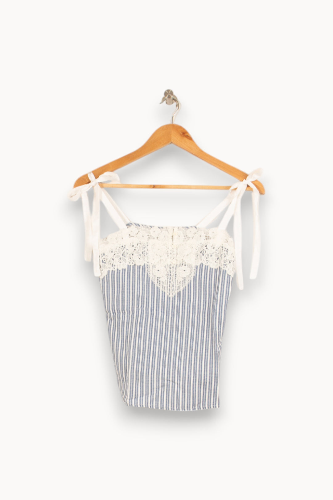 Débardeur Bleu et Blanc - Taille S/36 de la marque Claudie Pierlot | PARAD59307 - Vendu par Paradigme - Image 4