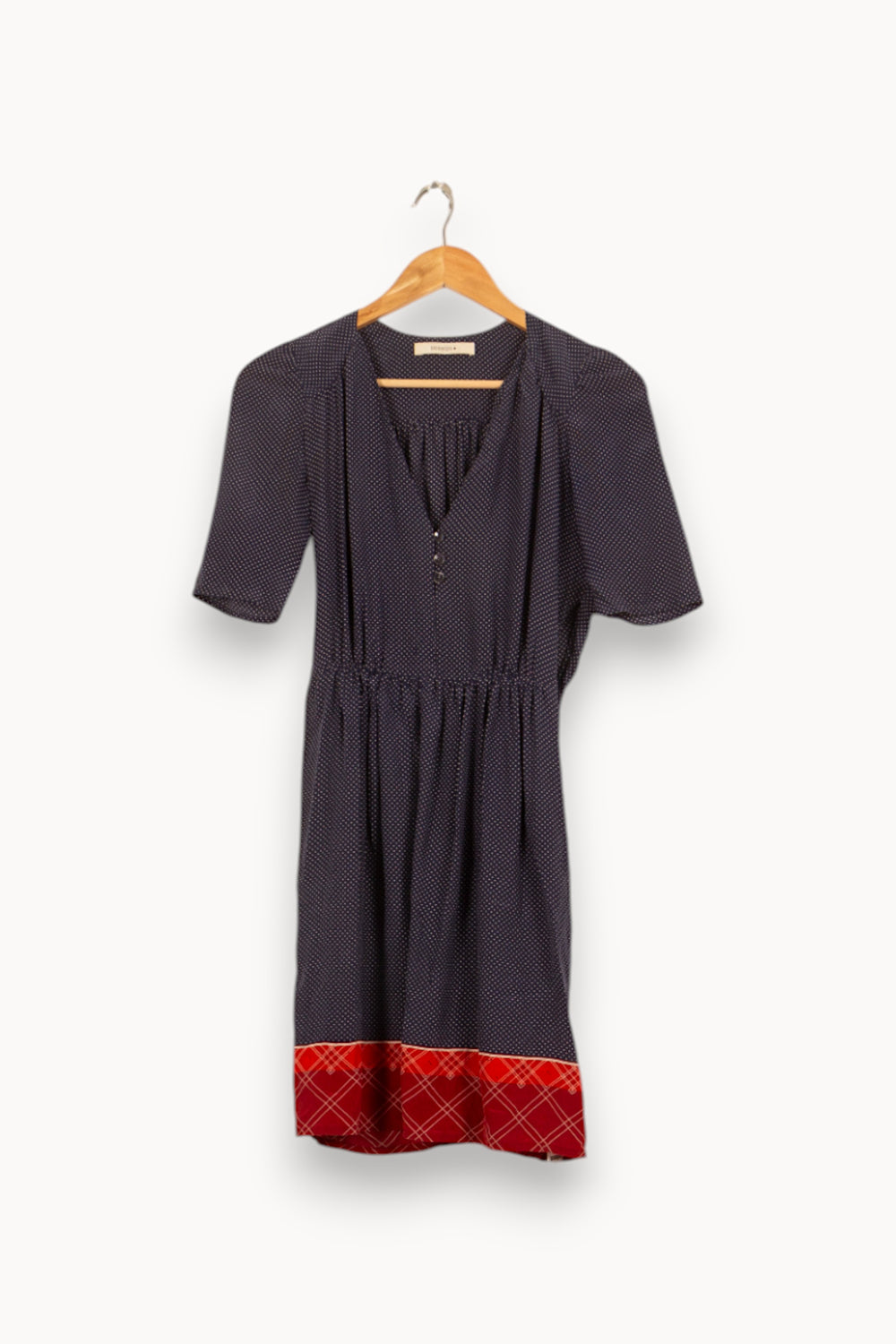 Robe courte bleu marine et rouge - Taille XS/34 de la marque Sessùn | PARAD59309 - Vendu par Paradigme - Image 2