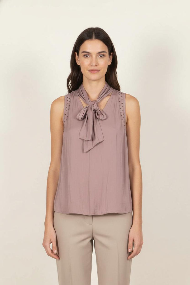 Blouse Sans Manches Violette - Taille XS/34