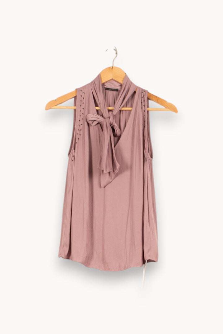 Blouse Sans Manches Violette - Taille XS/34 de la marque IKKS | PARAD59310 - Vendu par Paradigme - Image 4