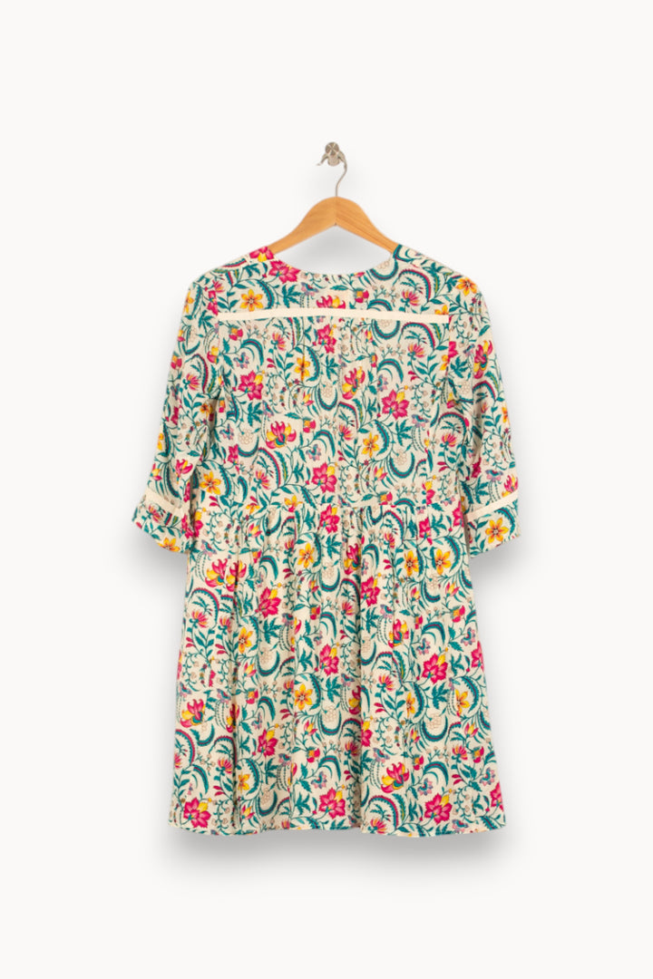 Robe Courte Multicolore - Taille XS/34 de la marque ba&sh | PARAD59311 - Vendu par Paradigme - Image 4