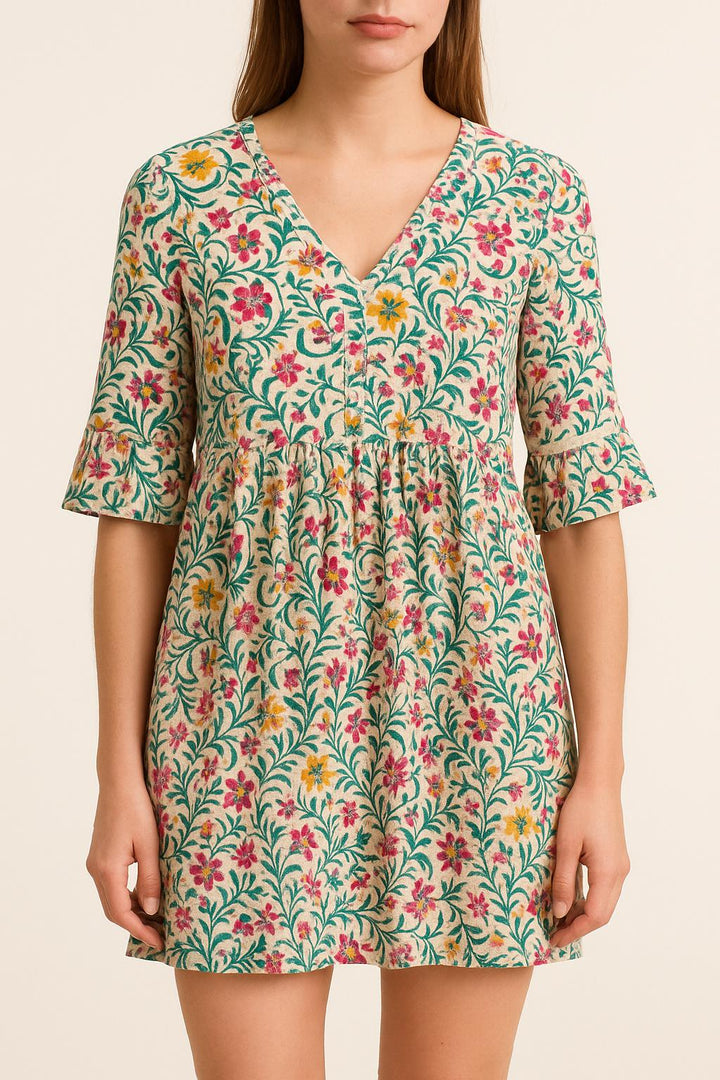 Robe Courte Multicolore - Taille XS/34 de la marque ba&sh | PARAD59311 - Vendu par Paradigme - Image 1