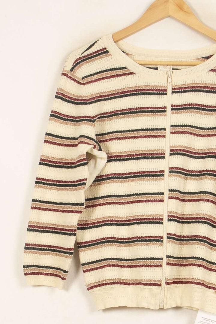 Gilet Rayé Multicolore - Taille L/40 de la marque Des petits hauts | PARAD59325 - Vendu par Paradigme - Image 3