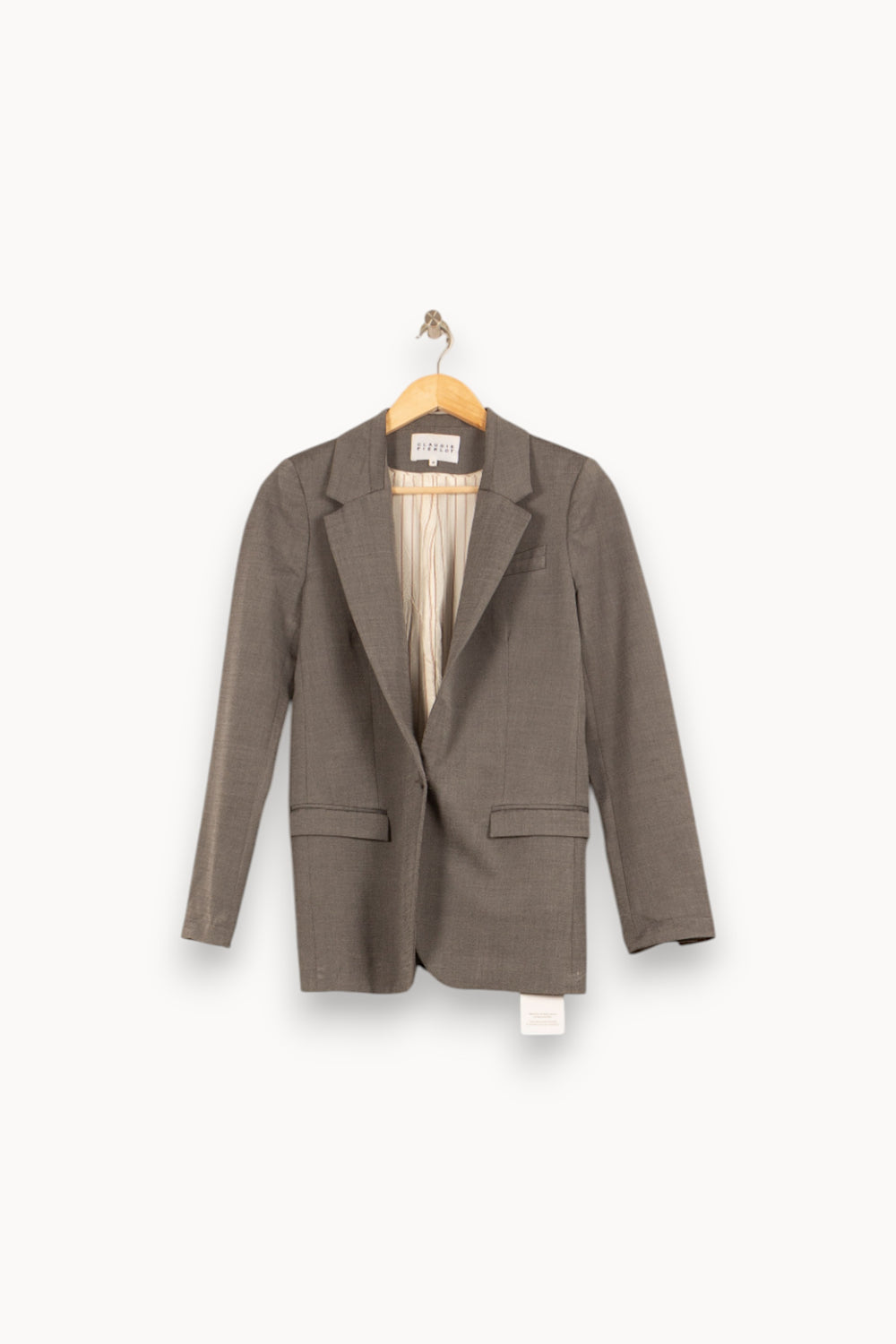 Veste Grise - Taille M/38 de la marque Claudie Pierlot | PARAD59331 - Vendu par Paradigme - Image 2