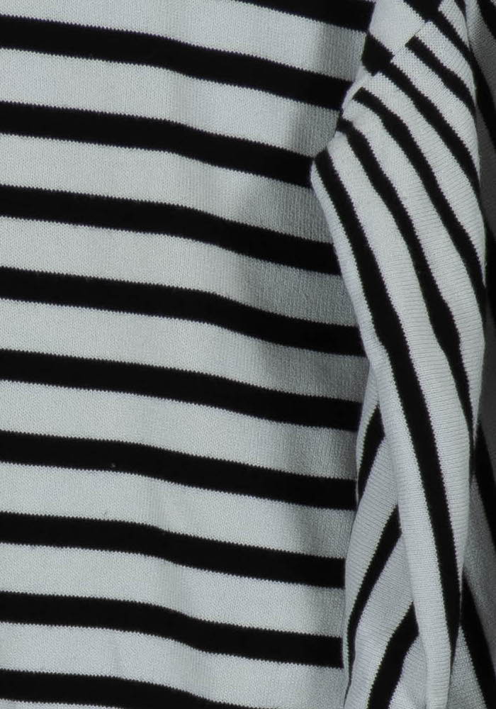 Pull Rayé Noir et Blanc - Taille M/38 de la marque Caroll | PARAD59334 - Vendu par Paradigme - Image 3
