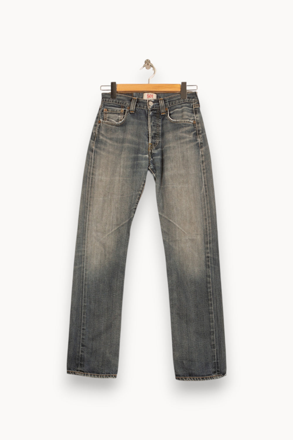 Jean Droit Bleu - Taille S/36 de la marque Levi's | PARAD59342 - Vendu par Paradigme - Image 2
