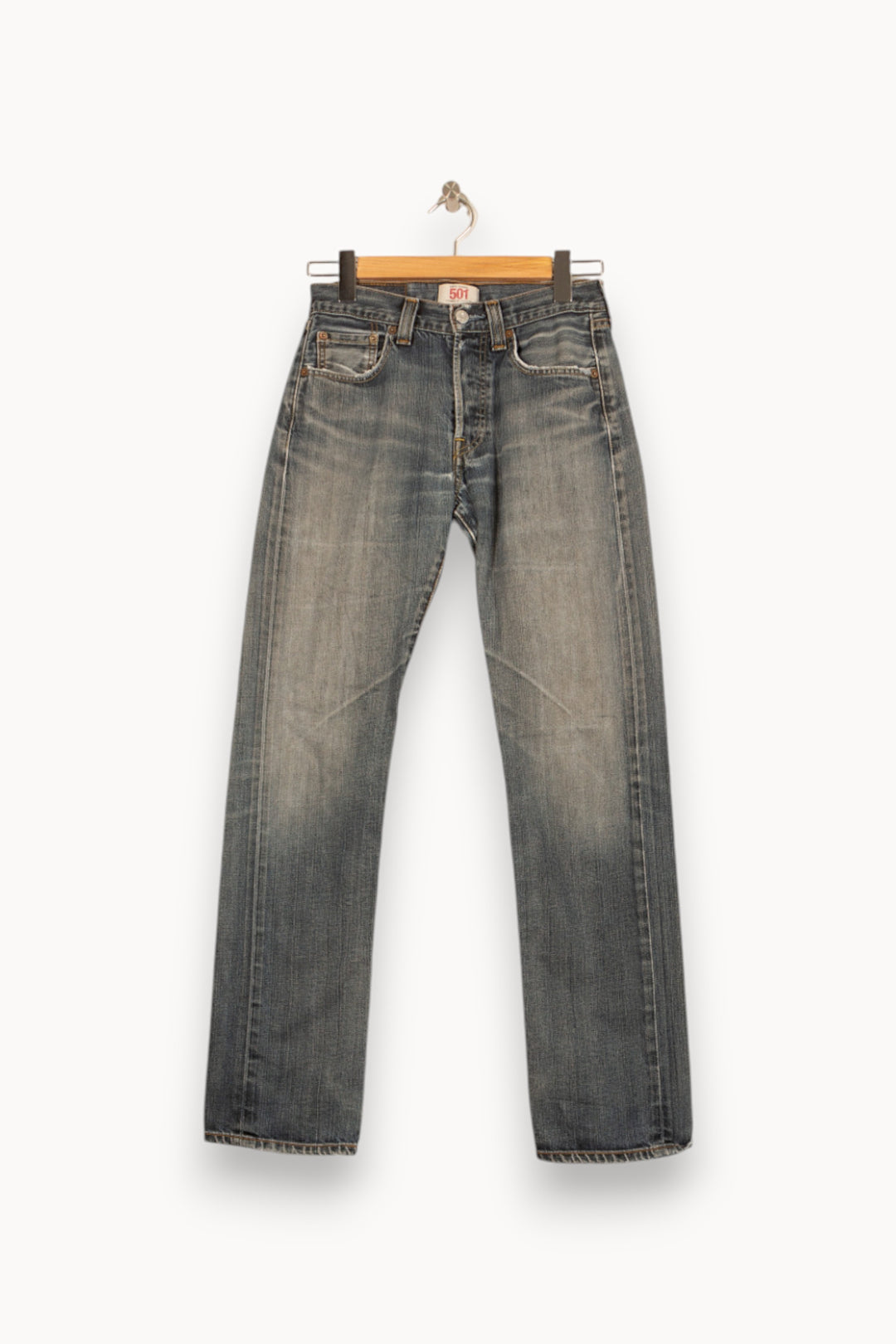 Jean Droit Bleu - Taille S/36 de la marque Levi's | PARAD59342 - Vendu par Paradigme - Image 2
