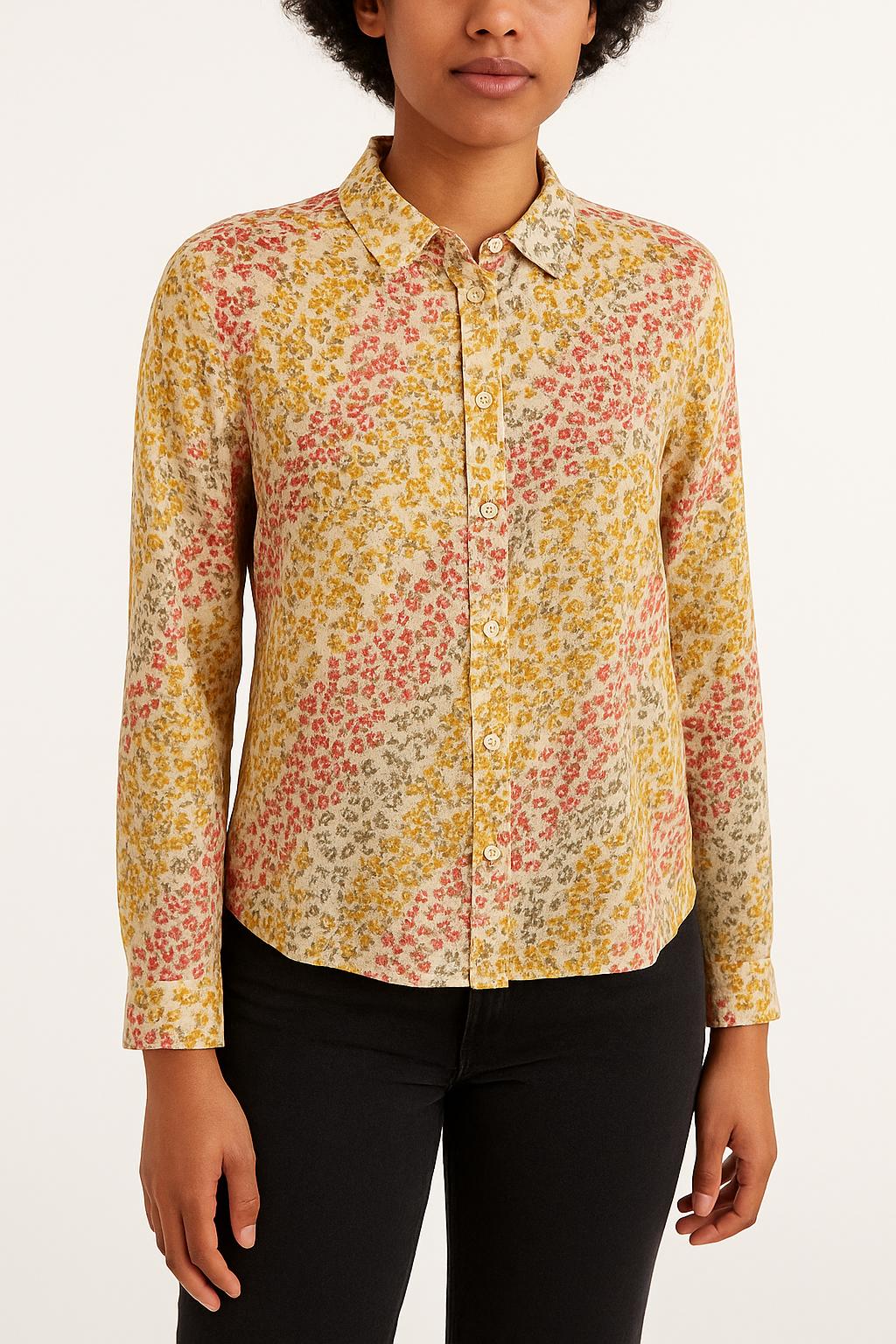 Chemise Fleurie Multicolore - Taille M/38 de la marque Caroll | PARAD59345 - Vendu par Paradigme - Image 1