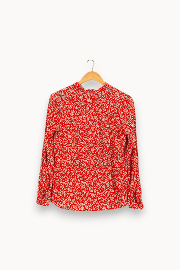 Blouse Rouge et Blanche - Taille M/38 de la marque Caroll | PARAD59347 - Vendu par Paradigme - Image 4