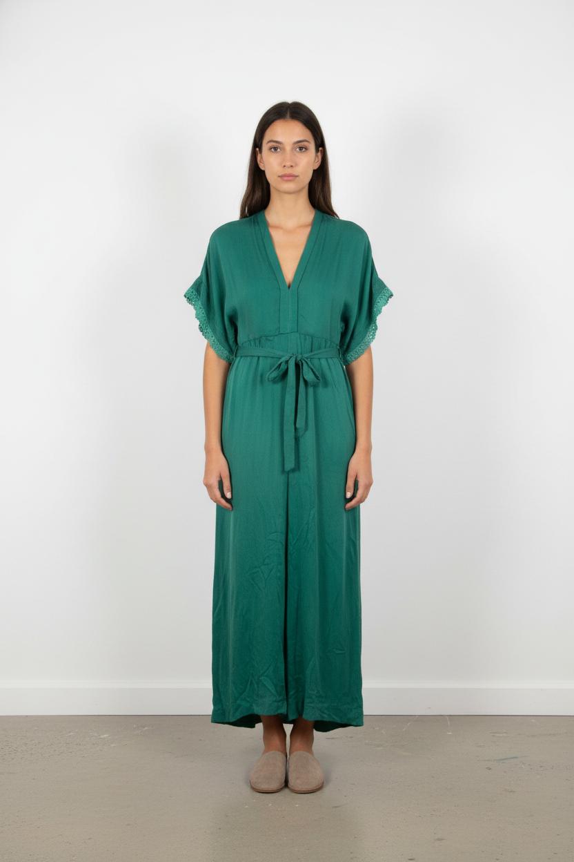 Robe Longue Verte - Taille L/40