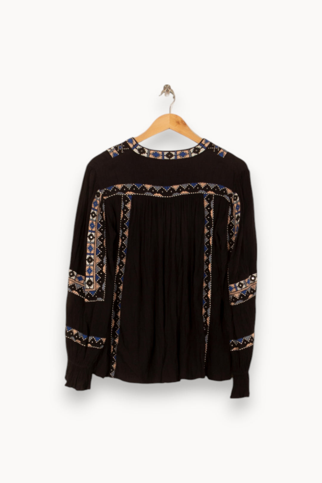 Blouse Noire et Bleue - Taille S/36 de la marque Louise Misha | PARAD59353 - Vendu par Paradigme - Image 4