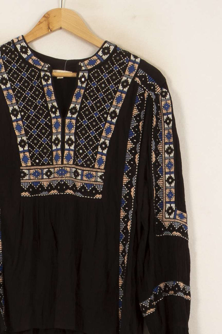 Blouse Noire et Bleue - Taille S/36 de la marque Louise Misha | PARAD59353 - Vendu par Paradigme - Image 3