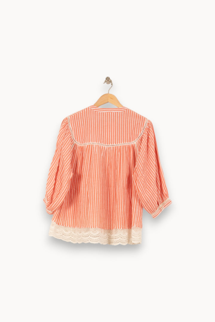 Blouse Rose et Blanche - Taille S/36 de la marque Louise Misha | PARAD59355 - Vendu par Paradigme - Image 3