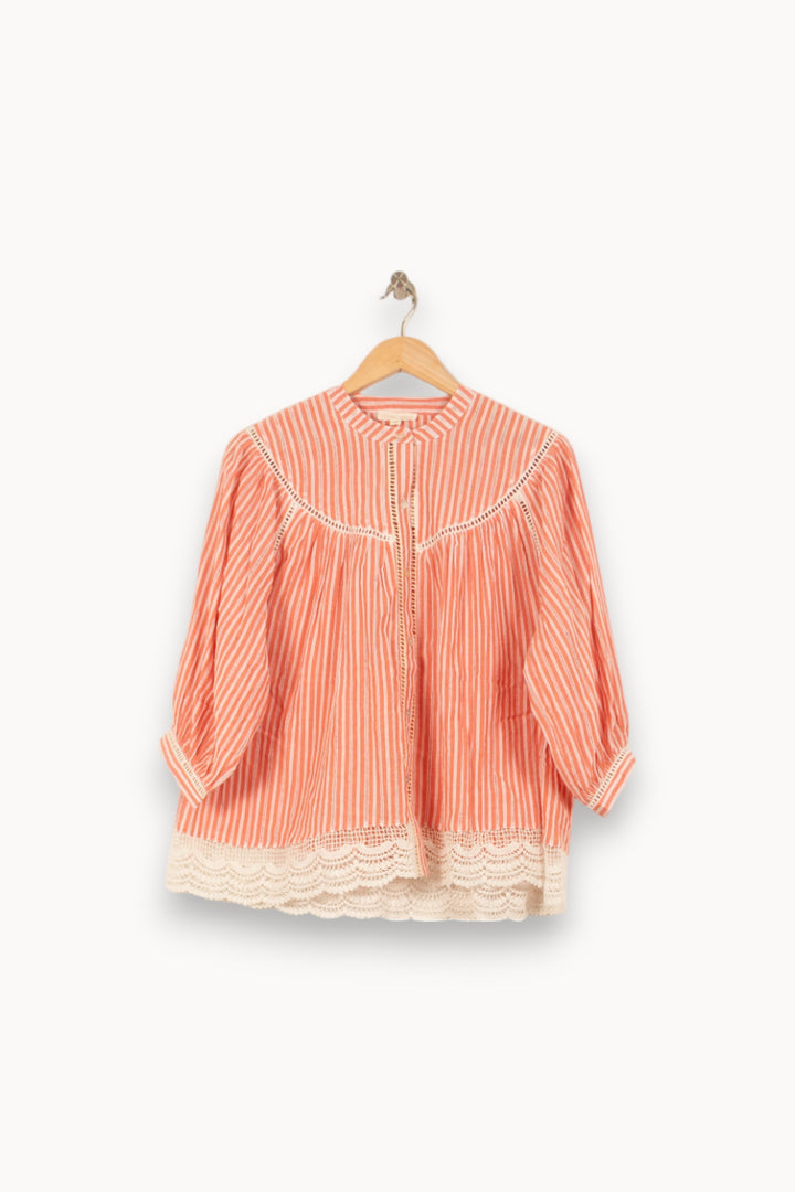 Blouse Rose et Blanche - Taille S/36 de la marque Louise Misha | PARAD59355 - Vendu par Paradigme - Image 1