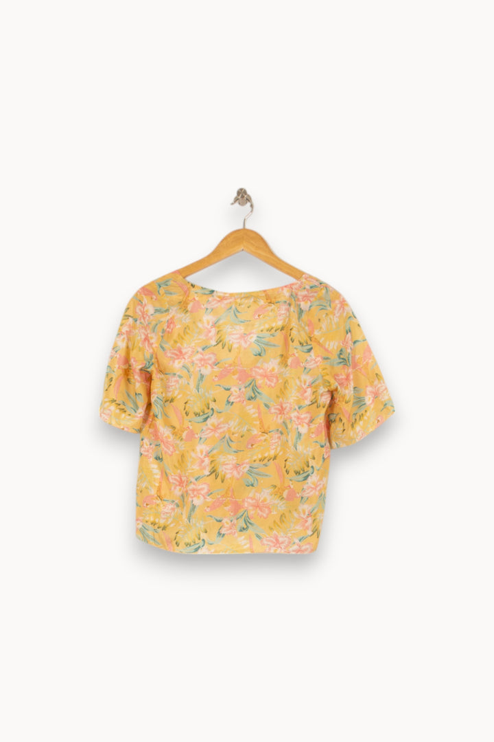 Blouse Jaune et Rose - Taille S/36 de la marque Louise Misha | PARAD59359 - Vendu par Paradigme - Image 4