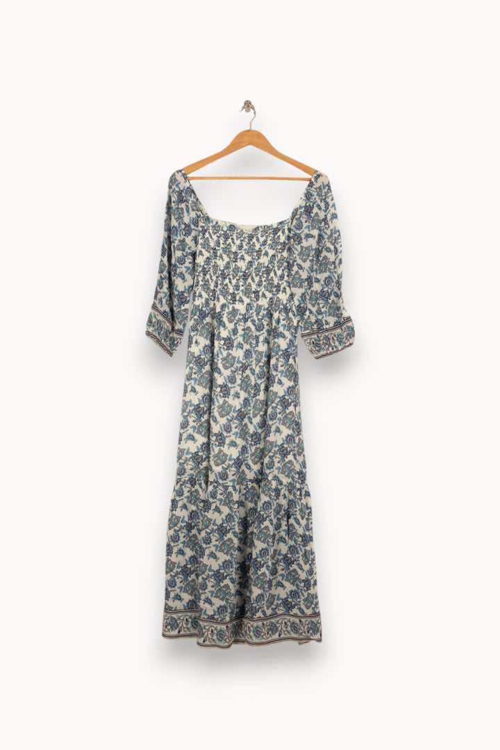 Robe Longue Blanche et Bleue - Taille S/36 de la marque Louise Misha | PARAD59367 - Vendu par Paradigme - Image 4