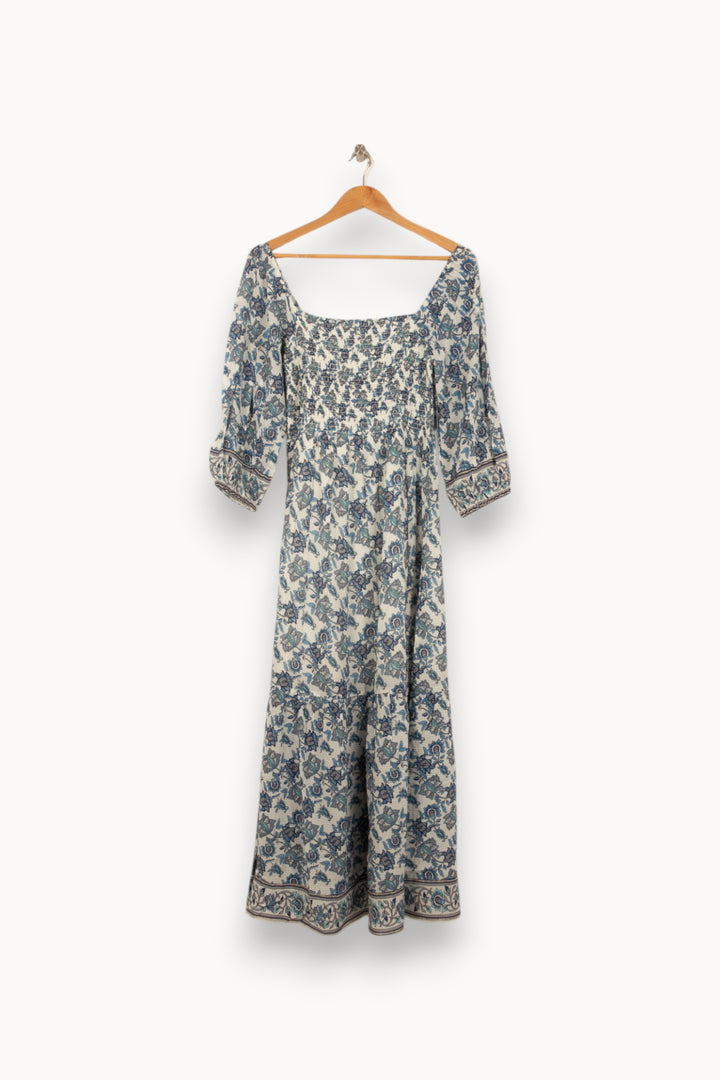 Robe Longue Blanche et Bleue - Taille S/36 de la marque Louise Misha | PARAD59367 - Vendu par Paradigme - Image 2