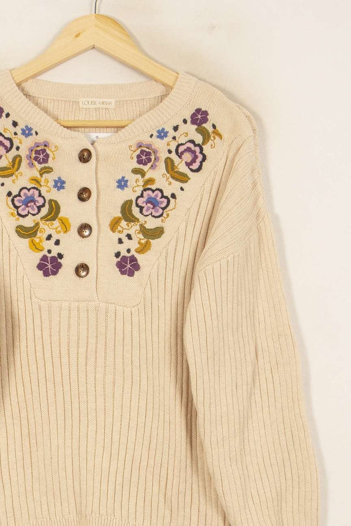 Cardigan Beige - Taille S/36 de la marque Louise Misha | PARAD59370 - Vendu par Paradigme - Image 3