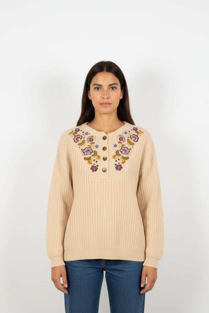Cardigan Beige - Taille S/36