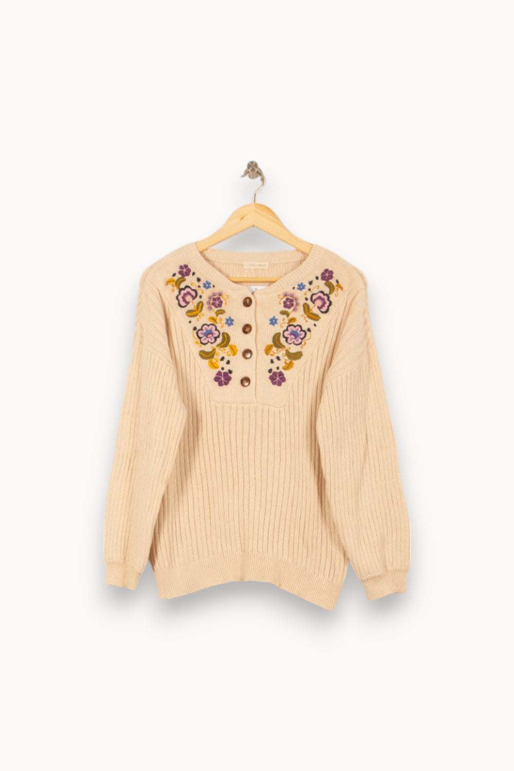 Cardigan Beige - Taille S/36 de la marque Louise Misha | PARAD59370 - Vendu par Paradigme - Image 2
