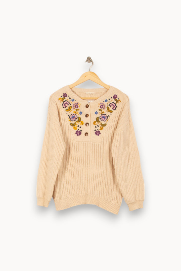 Cardigan Beige - Taille S/36 de la marque Louise Misha | PARAD59370 - Vendu par Paradigme - Image 2