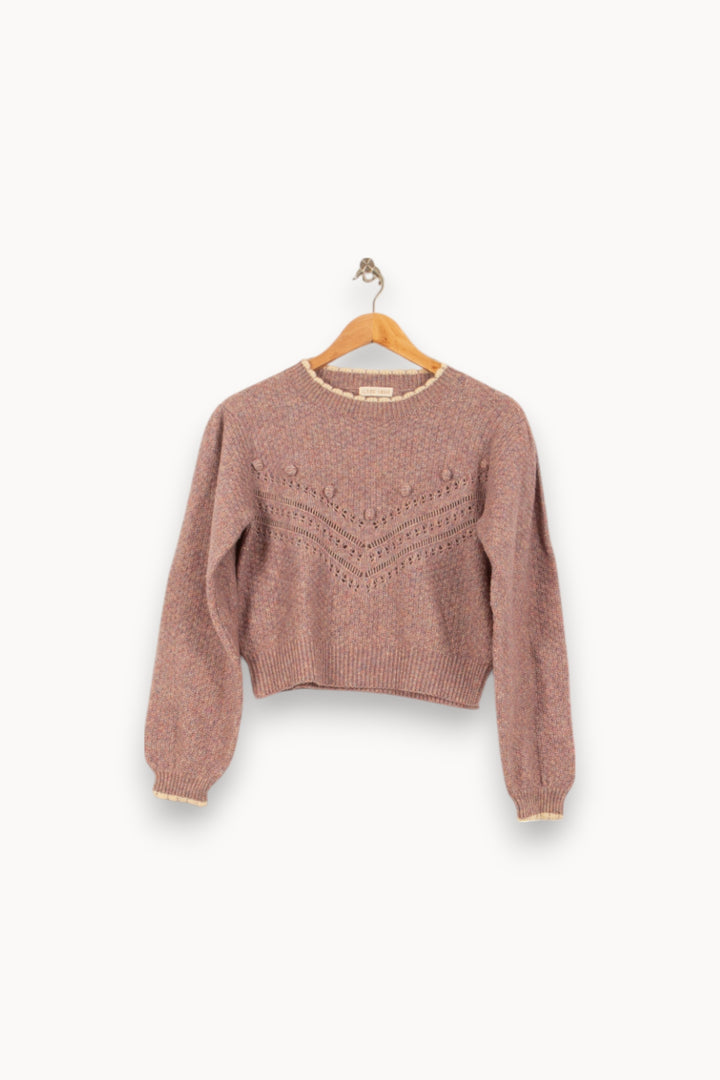 Pull Violet - Taille S/36 de la marque Louise Misha | PARAD59373 - Vendu par Paradigme - Image 2