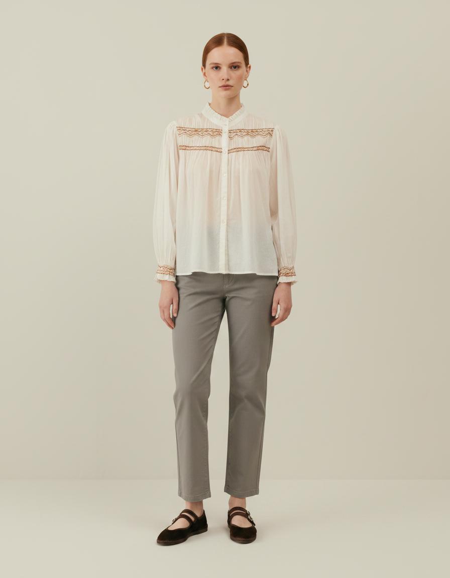 Blouse Blanche - Taille S/36