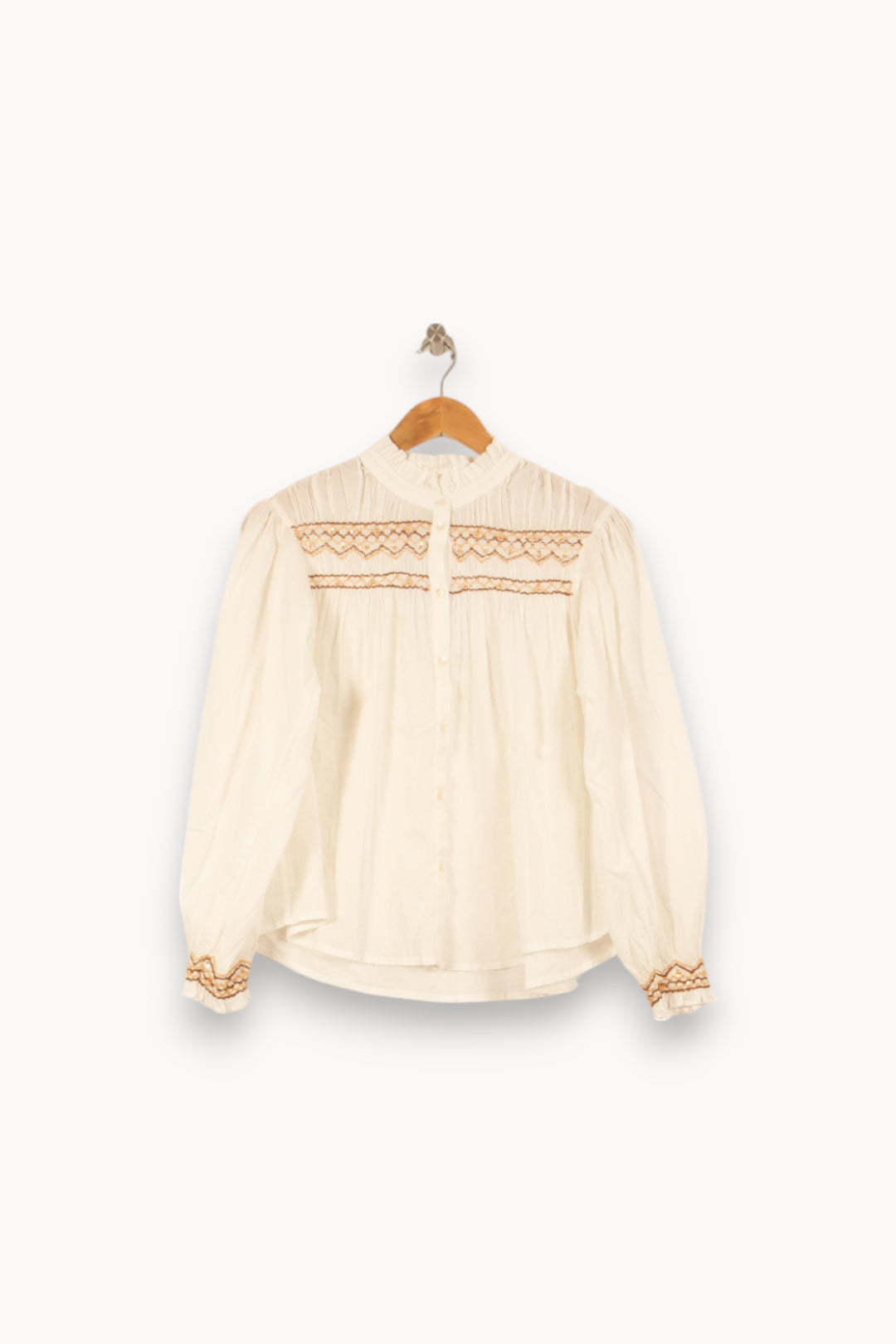 Blouse Blanche - Taille S/36 de la marque Louise Misha | PARAD59383 - Vendu par Paradigme - Image 2