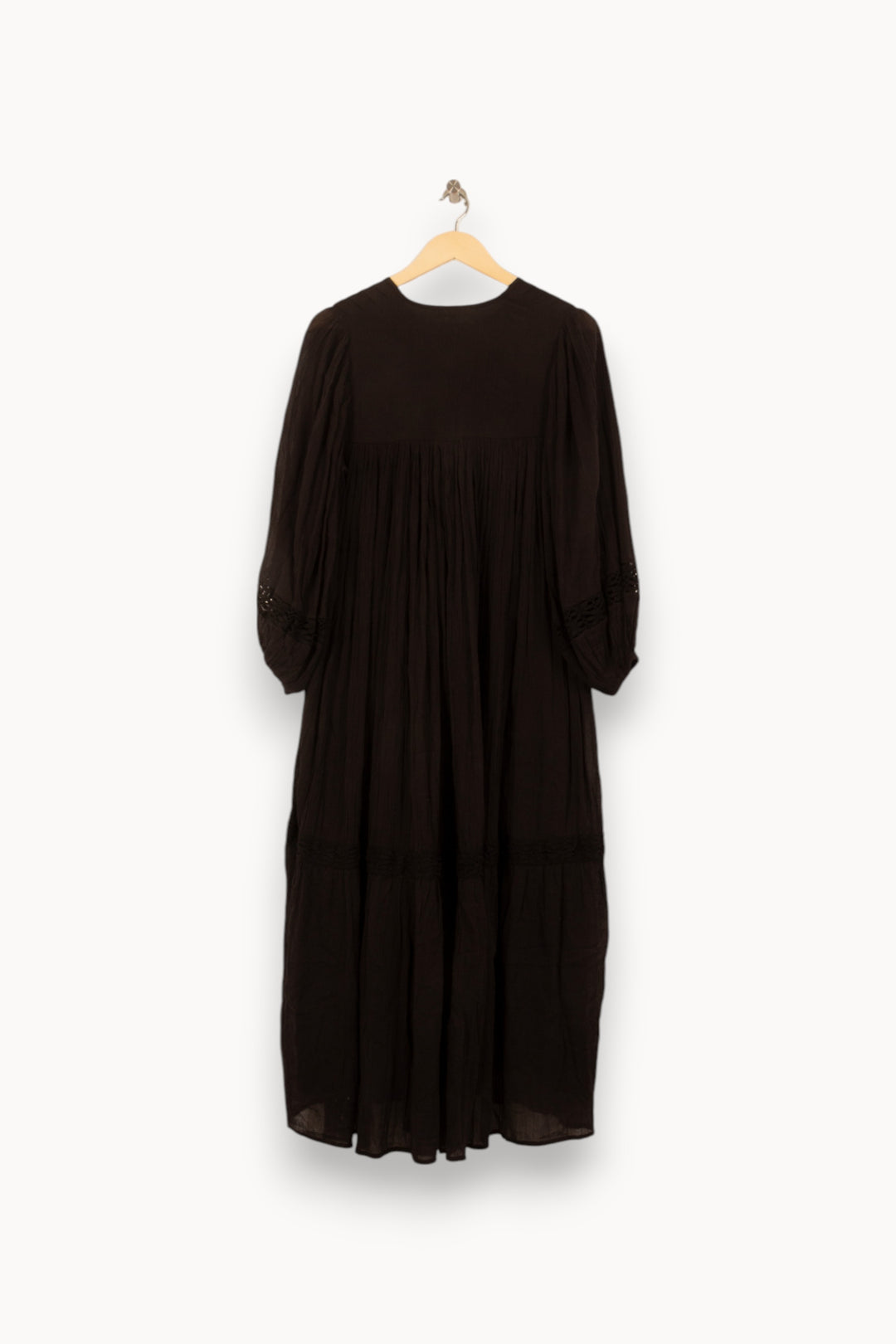 Robe Longue Noire - Taille S/36 de la marque Louise Misha | PARAD59393 - Vendu par Paradigme - Image 4