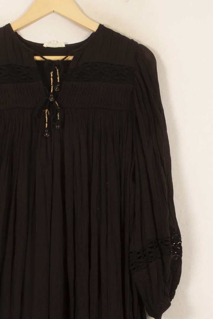 Robe Longue Noire - Taille S/36 de la marque Louise Misha | PARAD59393 - Vendu par Paradigme - Image 3