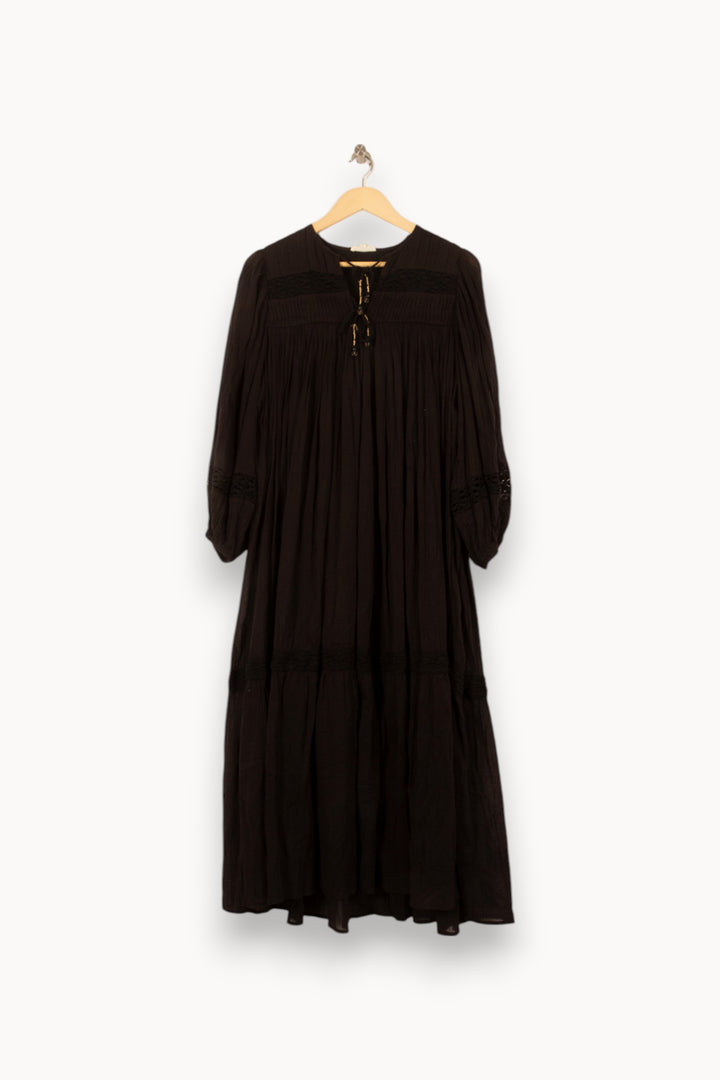 Robe Longue Noire - Taille S/36 de la marque Louise Misha | PARAD59393 - Vendu par Paradigme - Image 2