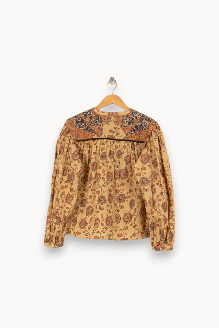 Blouse Jaune et Rouge - Taille S/36 de la marque Louise Misha | PARAD59401 - Vendu par Paradigme - Image 4