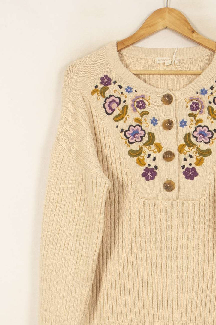 Cardigan Beige - Taille S/36 de la marque Louise Misha | PARAD59409 - Vendu par Paradigme - Image 3