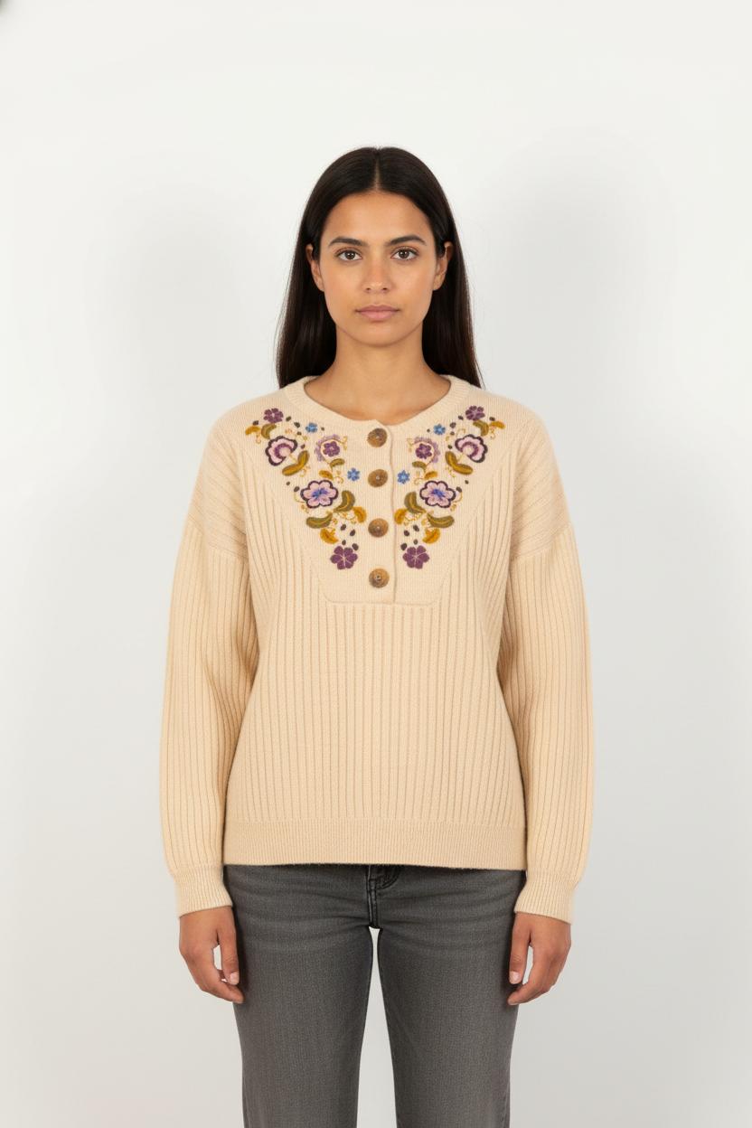 Cardigan Beige - Taille S/36