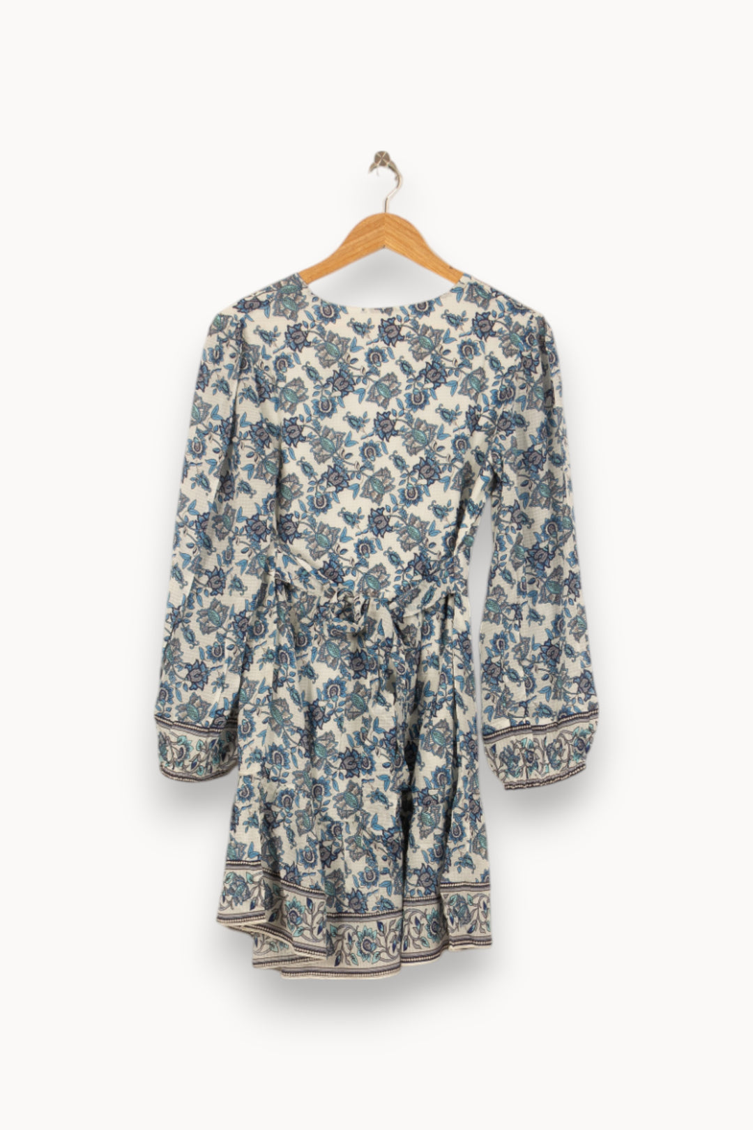 Robe Courte Blanche et Bleue - Taille S/36 de la marque Louise Misha | PARAD59410 - Vendu par Paradigme - Image 4