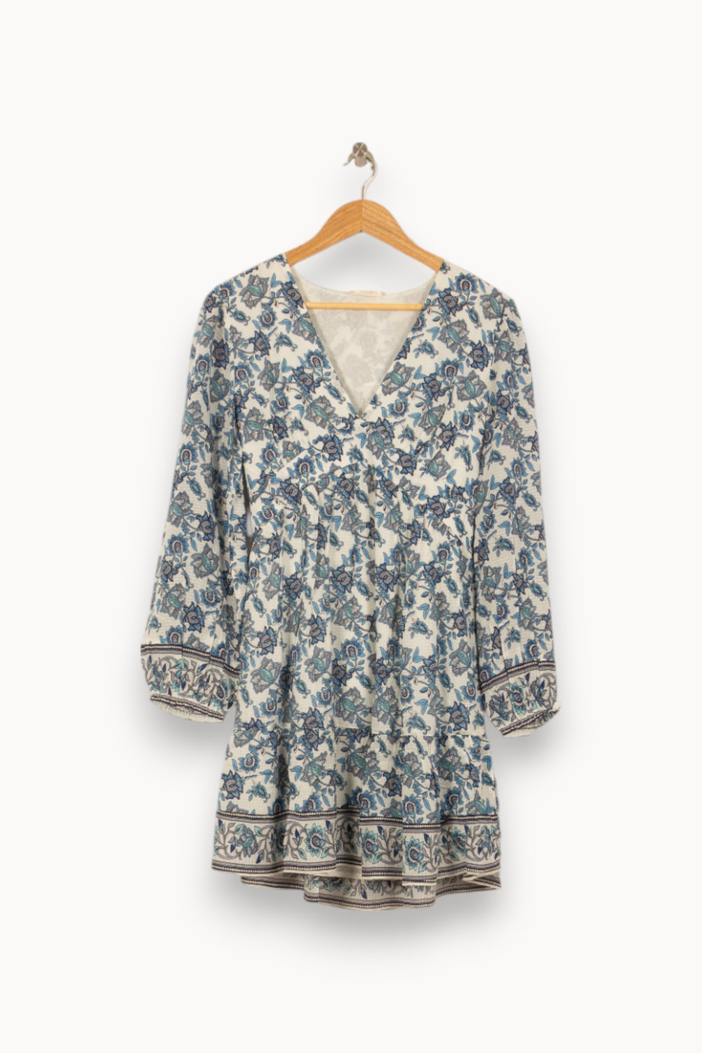 Robe Courte Blanche et Bleue - Taille S/36 de la marque Louise Misha | PARAD59410 - Vendu par Paradigme - Image 2