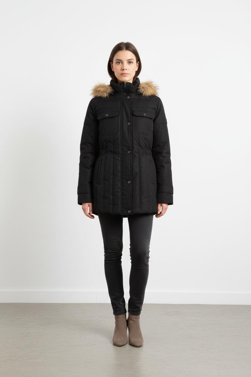 Parka Noire - Taille S/36