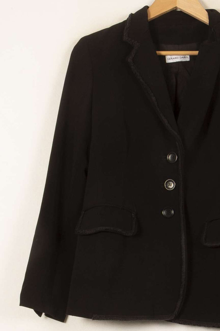 Blazer Noir - Taille L/40 de la marque Gerard Darel | PARAD59426 - Vendu par Paradigme - Image 3