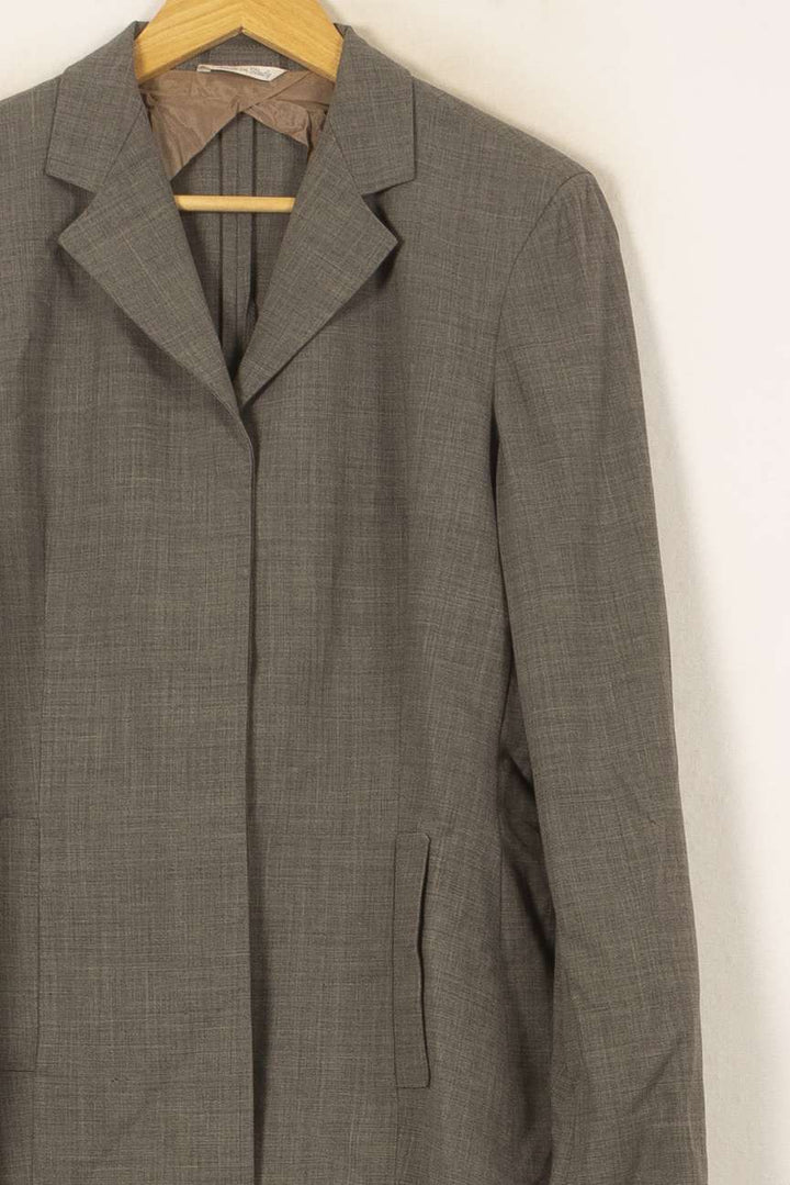 Veste Grise - Taille L/40 de la marque Max Mara | PARAD59429 - Vendu par Paradigme - Image 3