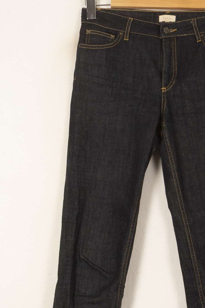 Jean Bleu Foncé - Taille S/36 de la marque Pablo | PARAD59430 - Vendu par Paradigme - Image 3