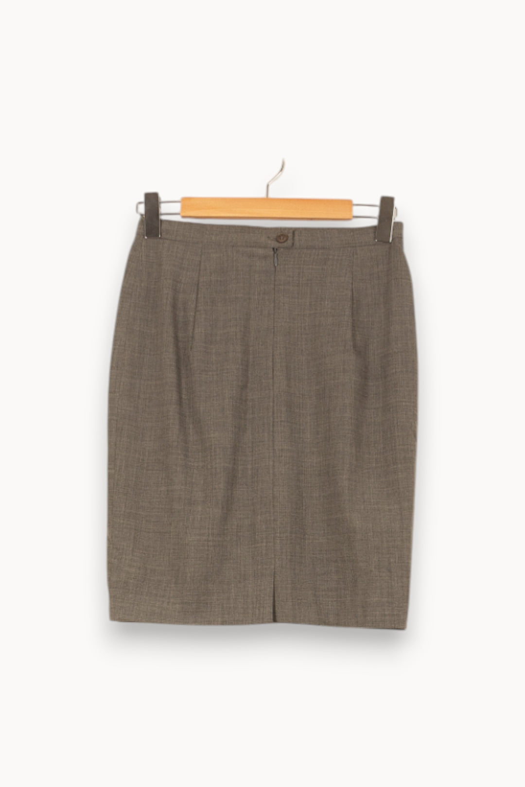 Jupe Crayon Grise - Taille L/40 de la marque Max Mara | PARAD59431 - Vendu par Paradigme - Image 4