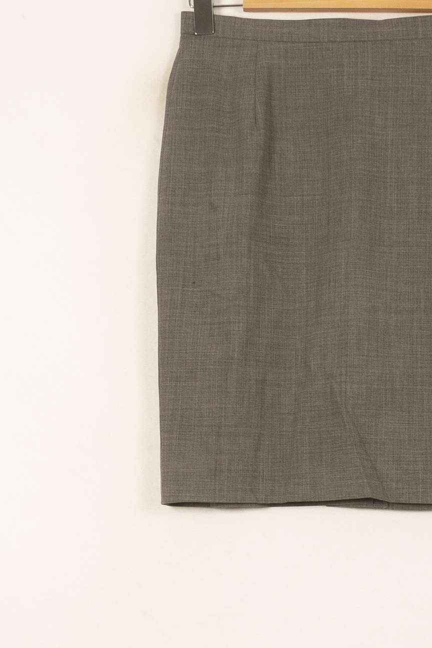 Jupe Crayon Grise - Taille L/40 de la marque Max Mara | PARAD59431 - Vendu par Paradigme - Image 3