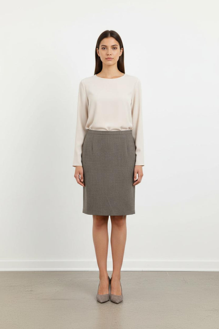 Jupe Crayon Grise - Taille L/40