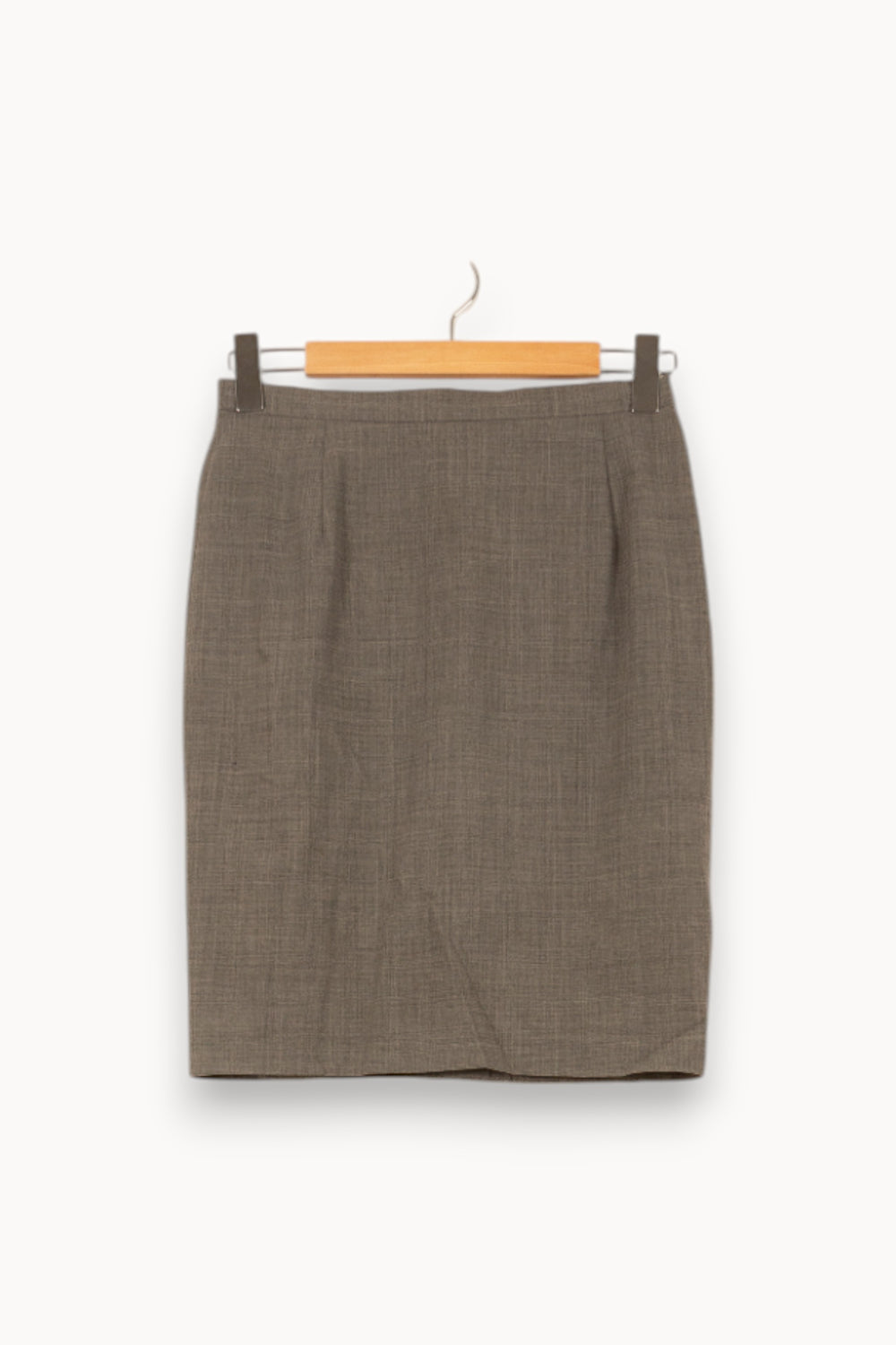 Jupe Crayon Grise - Taille L/40 de la marque Max Mara | PARAD59431 - Vendu par Paradigme - Image 2