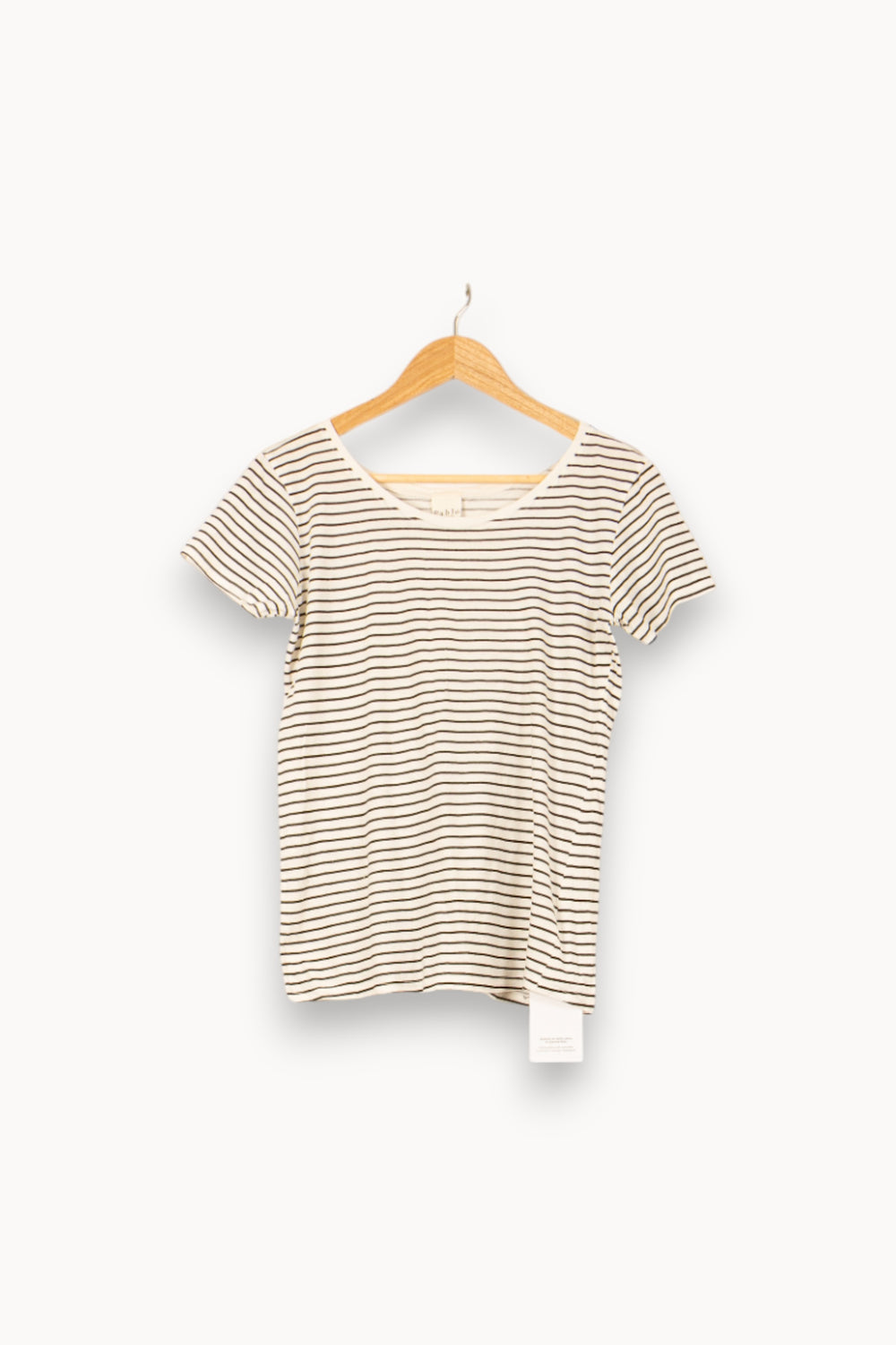 Tee-shirt Blanc et Noir - Taille S/36 de la marque Pablo | PARAD59435 - Vendu par Paradigme - Image 2