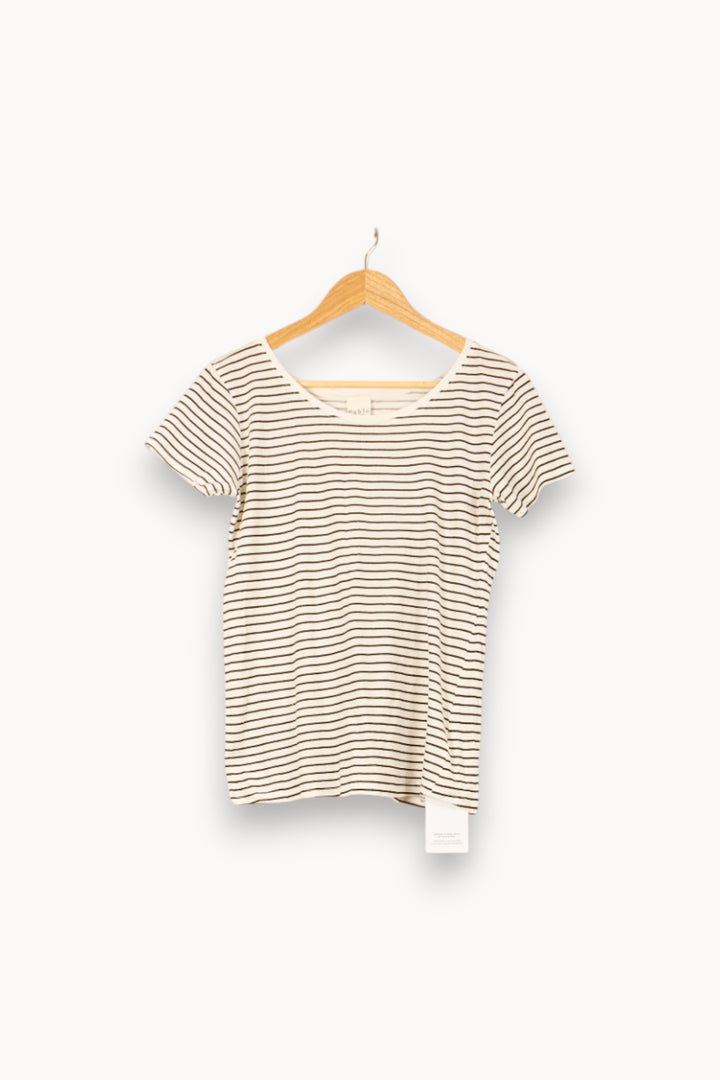 Tee-shirt Blanc et Noir - Taille S/36 de la marque Pablo | PARAD59435 - Vendu par Paradigme - Image 2